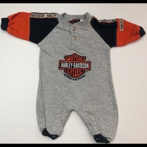 Harley-Davidson Baby Born To Ride Onesie 3/6M